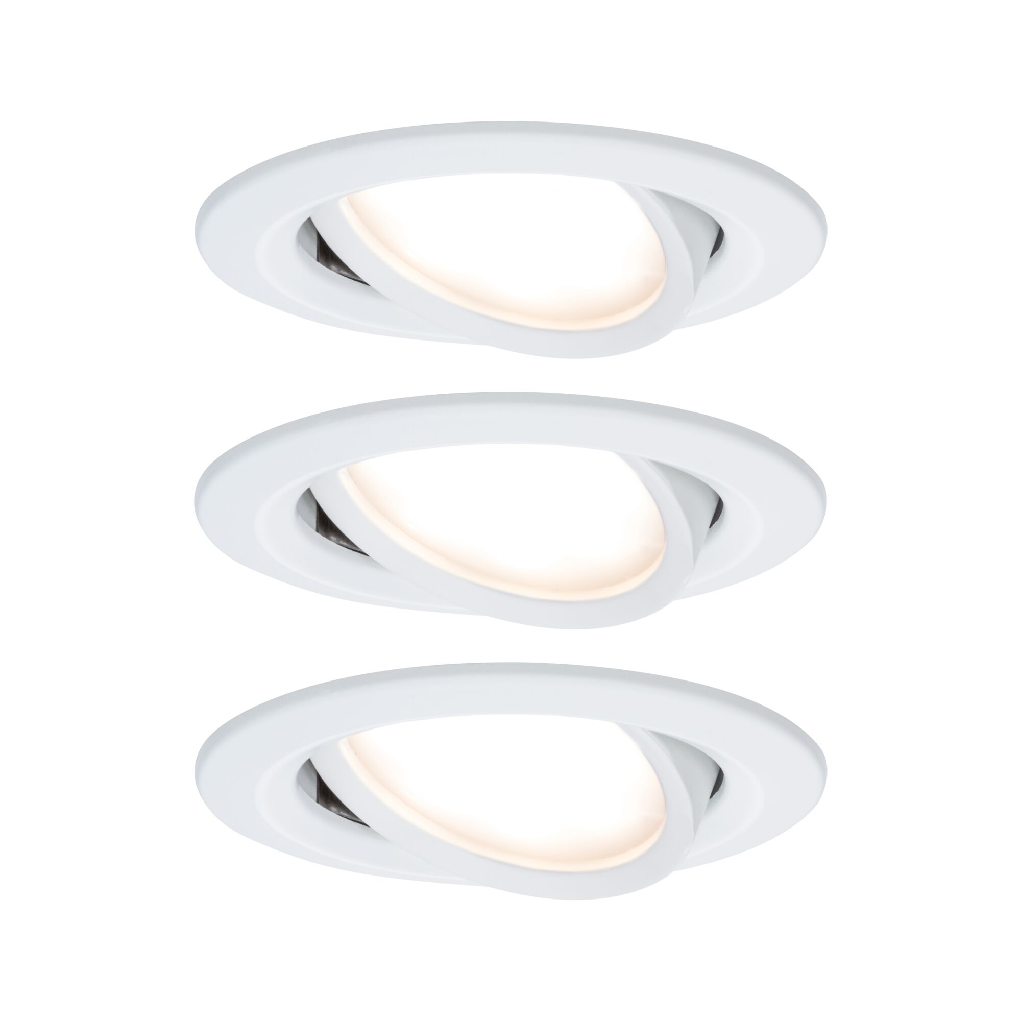 Paulmann PAULMANN LED-Einbaustrahler 20,4W dimmbar weiß CoinSlim 938.75 3LEDs 2700K weiß 425lm weiß
