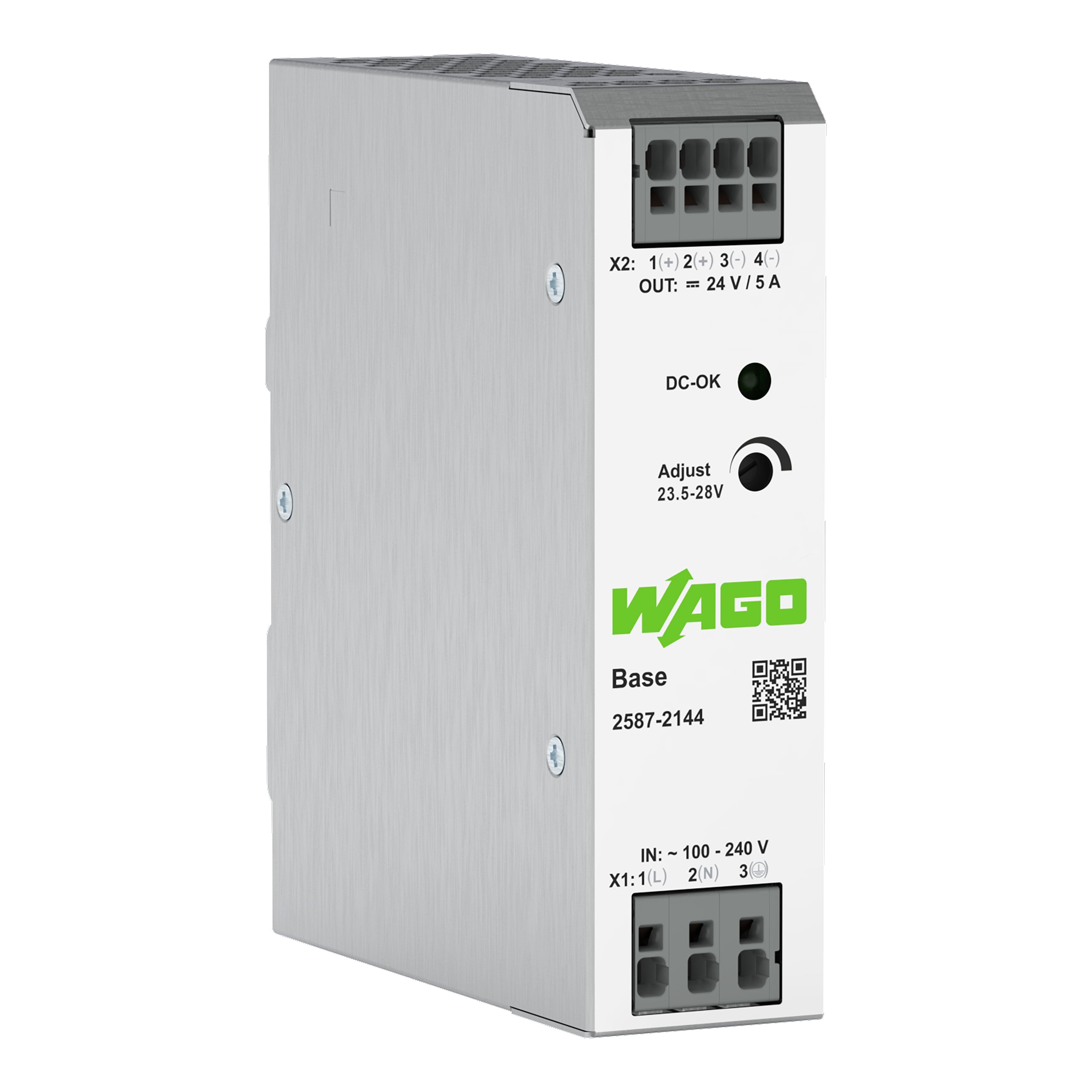 WAGO GmbH &amp; Co. KG Primär getakt. Stromverso. Base,1-phasig 2587-2144
