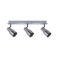PAULMANN Deckenanbauleuchte 3x10W HV Ni Meli 666.88