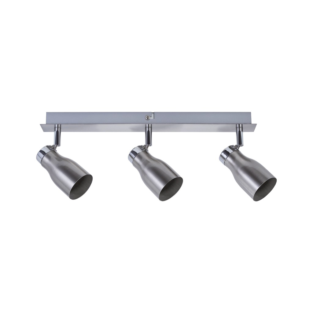 Paulmann PAULMANN Deckenanbauleuchte 3x10W HV Ni Meli 666.88