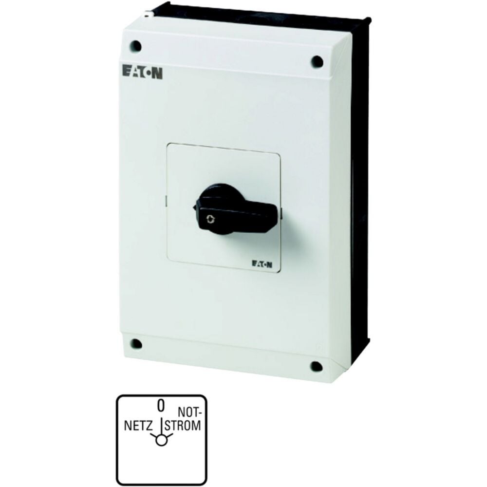 Eaton Eaton (Moeller) Umschalter Netz-0-Notstrom 4p. 63A,22KW, IP65 T5B-4-8902/I4