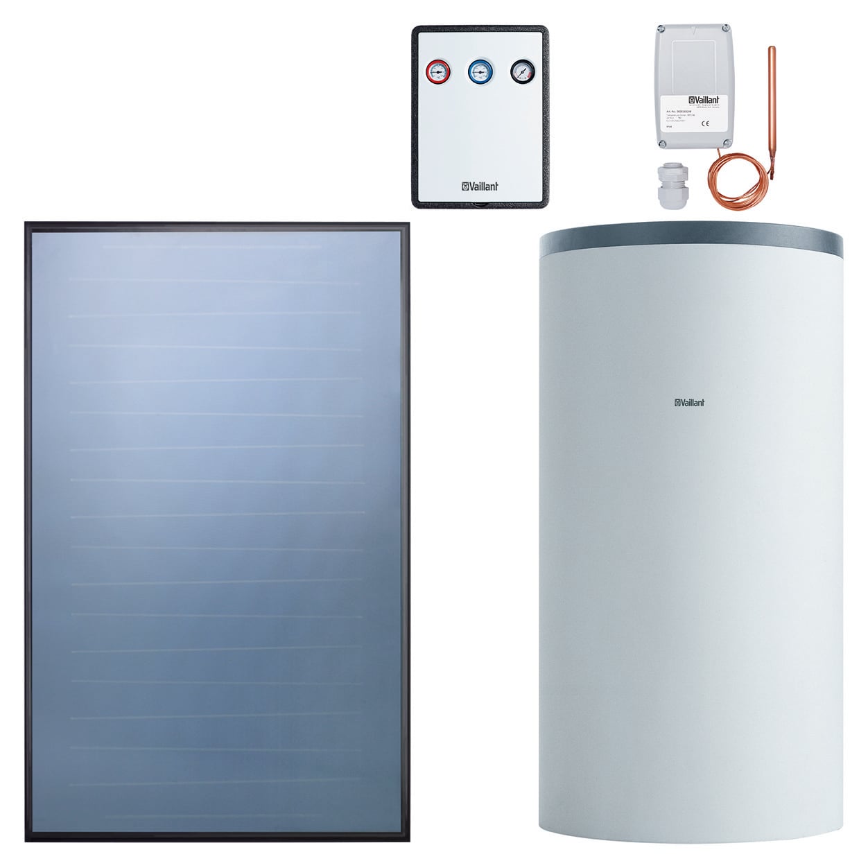 VAILLANT Solar Paket 9.454/3 Solar SHU 5 x VFK 155, VPS RS 800 B
