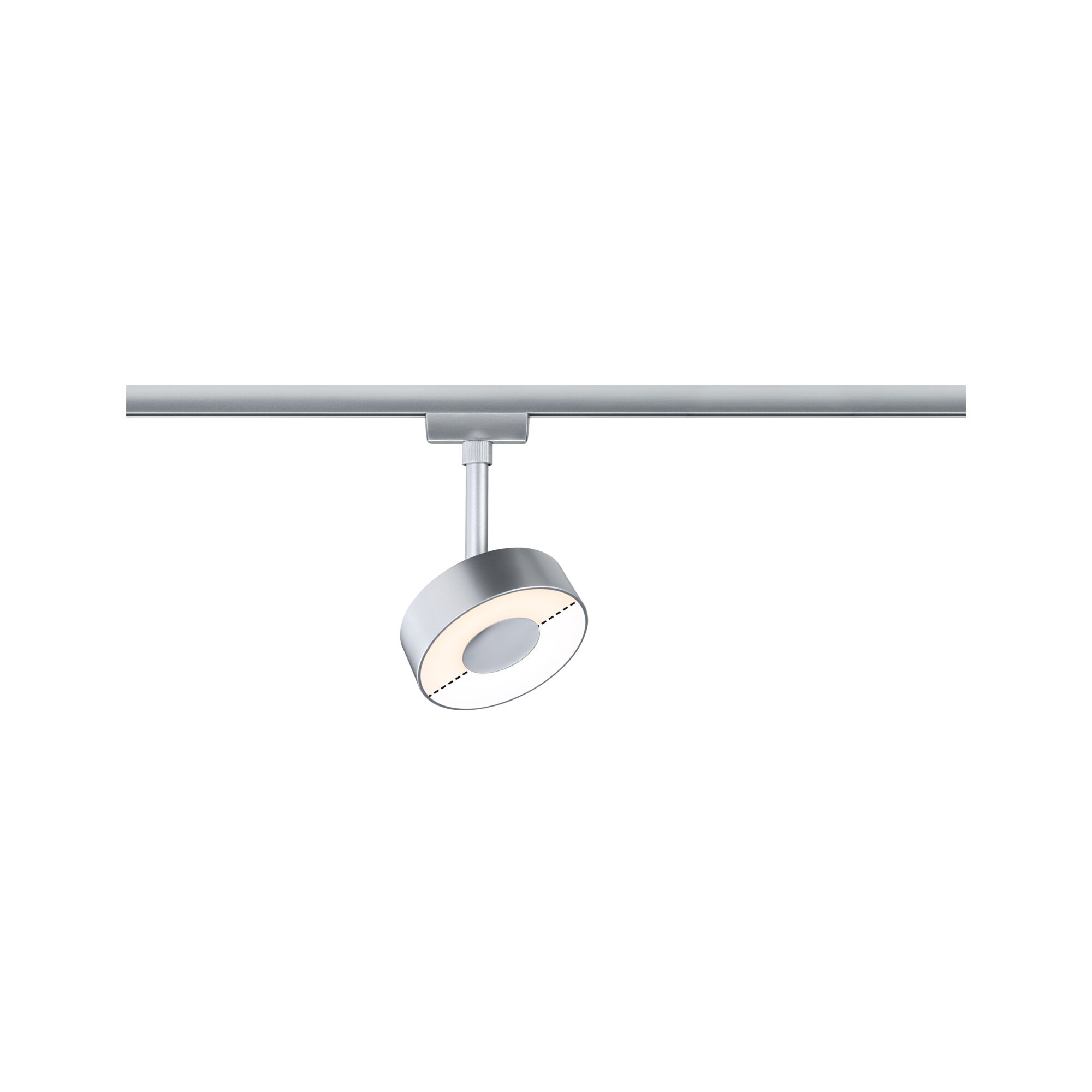 Paulmann PAULMANN LED-Schienenstrahler 5W 1LED weiß 965.43 chr 3000K 210lm chr matt Aluminium IP20