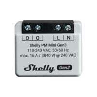 Shelly Relais "PM Mini Gen. 3" WLAN BT Unterputz