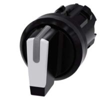 Siemens Dig Industr. Knebelschalter 22mm, rund, schwarz 3SU1002-2BP60-0AA0