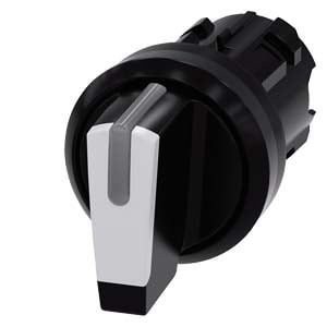 Siemens Siemens Dig Industr. Knebelschalter 22mm, rund, schwarz 3SU1002-2BP60-0AA0