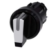 Siemens Dig Industr. Knebelschalter 22mm, rund, schwarz 3SU1002-2BN60-0AA0