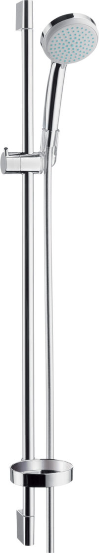 Brauseset Croma 100 Vario mit Unica'C Typ 90 und Cassetta Seifenschale chrom