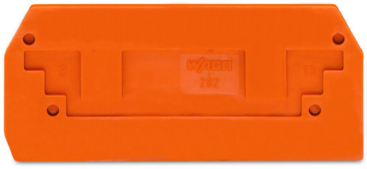 WAGO GmbH &amp; Co. KG Abschlußplatte 2,5mm orange 282-328