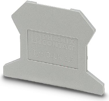 Phoenix Contact Deckel 37,6x1,5x30,7mm grau D-UK 2,5