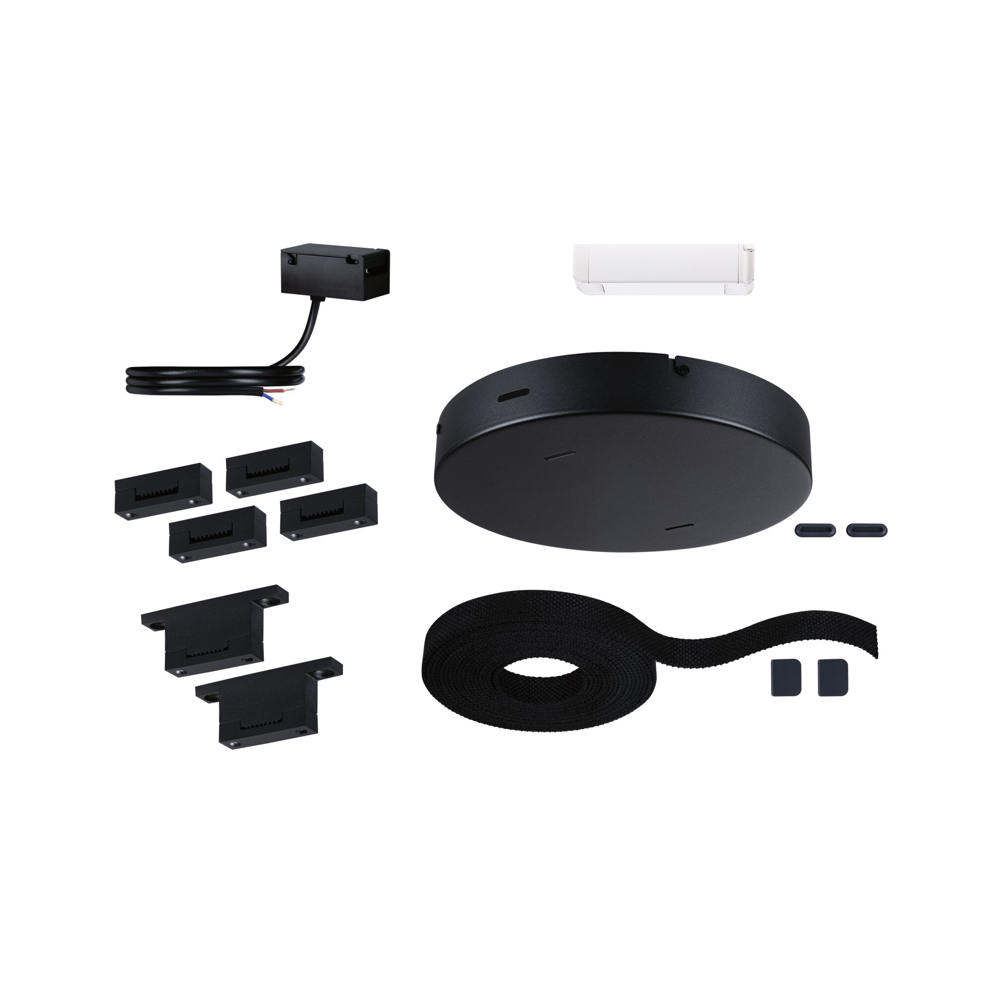 Paulmann PAULMANN Seilsystem 5m 60W schwarz Cu mit Trafo 946.30 mit BefMat