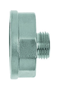 Reduzierstück Rp 1 1/4 x R 1/2, Messing vernickelt