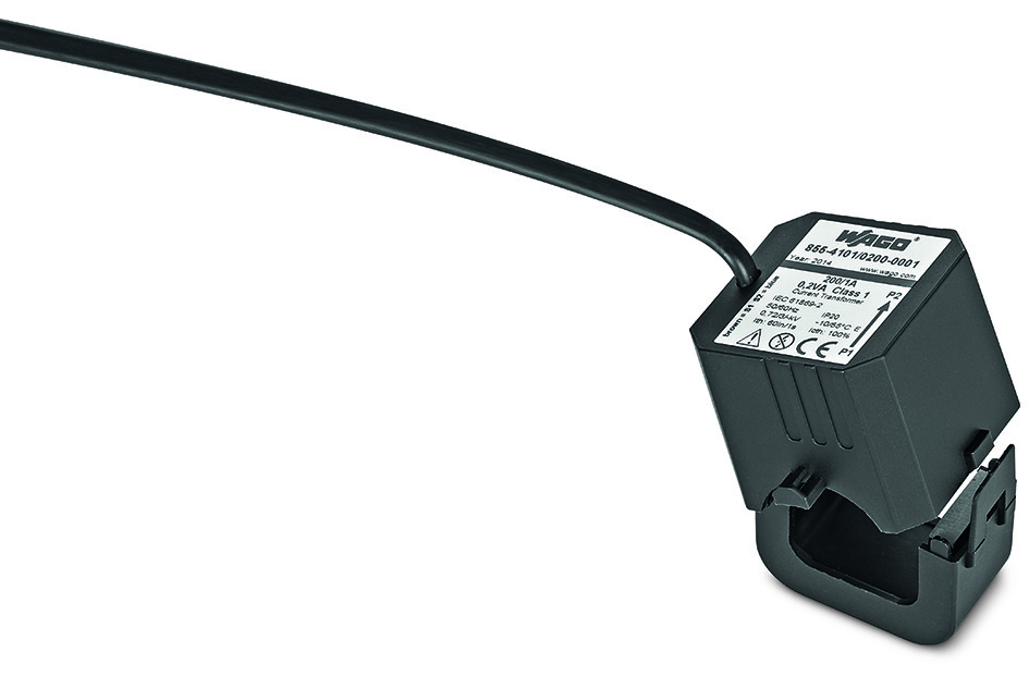 WAGO GmbH &amp; Co. KG Kabelumbau-Stromwandler 200A/1A 0,2 855-4101/200-001