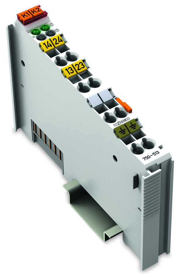 WAGO GmbH &amp; Co. KG Relaisausgangsklemme 2-Kanal 250VAC 30VDC 750-513