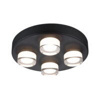 PAULMANN LED-Badleuchte 18W 3000K 2000lm Kame 795.58 schwarz