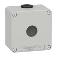 Schneider Electric Leergehäuse XAP, Metall grau, für 1x22mm XAPD1201
