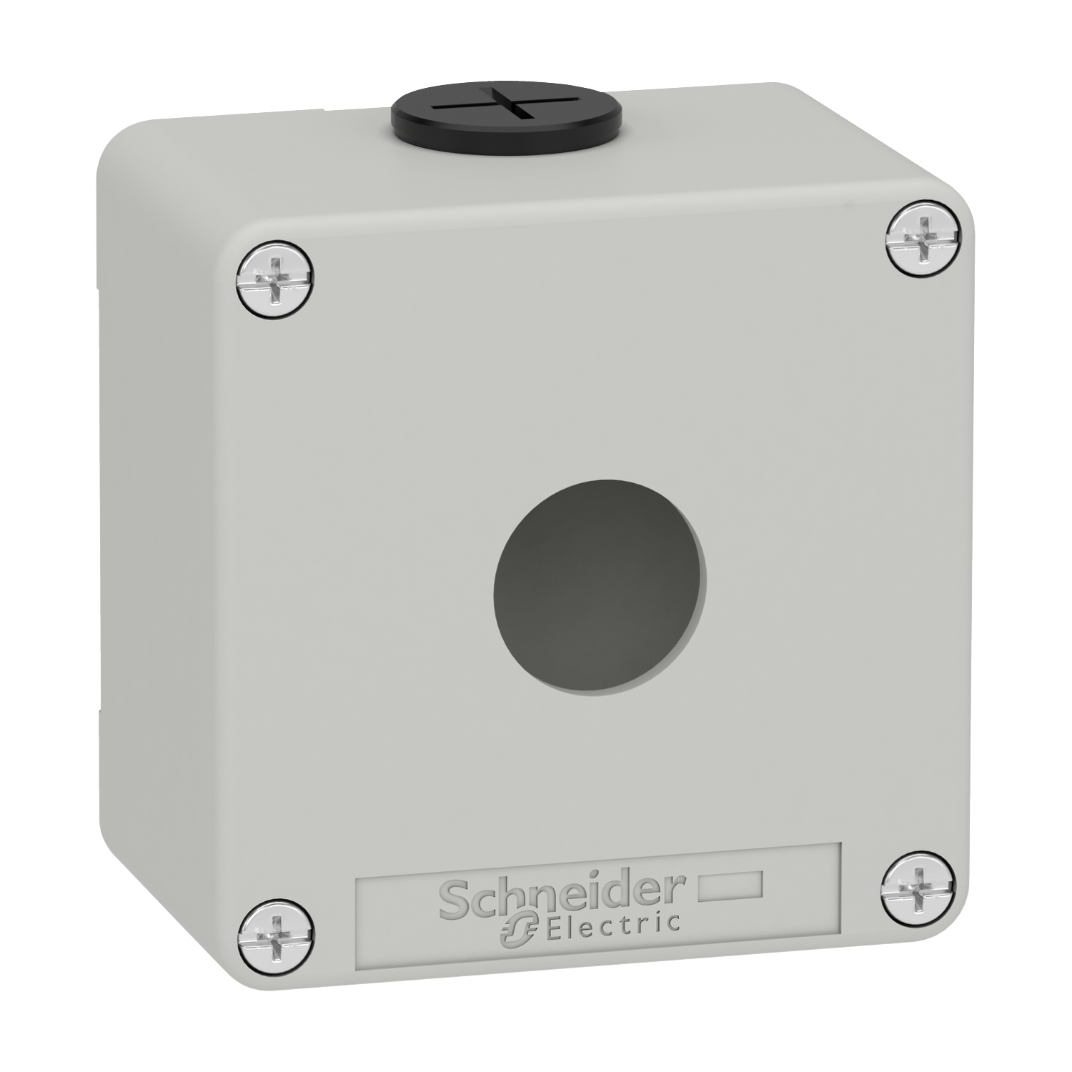 Schneider Schneider Electric Leergehäuse XAP, Metall grau, für 1x22mm XAPD1201