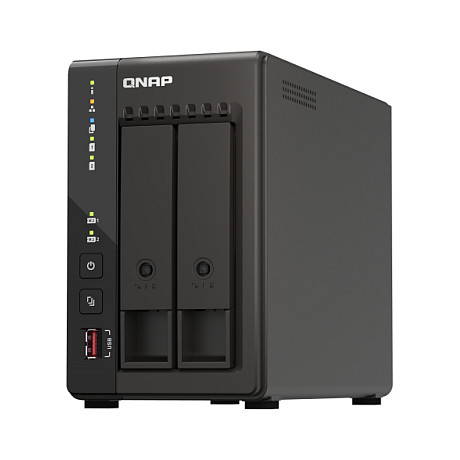 QNAP TS-253E NAS-Server 2 Schächte Intel Celeron J6412 2,6GHz SATA 6Gb/s