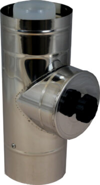 Revisionsrohr DN80/125 konzentrisch 250 mm, aus Edelstahl/PP
