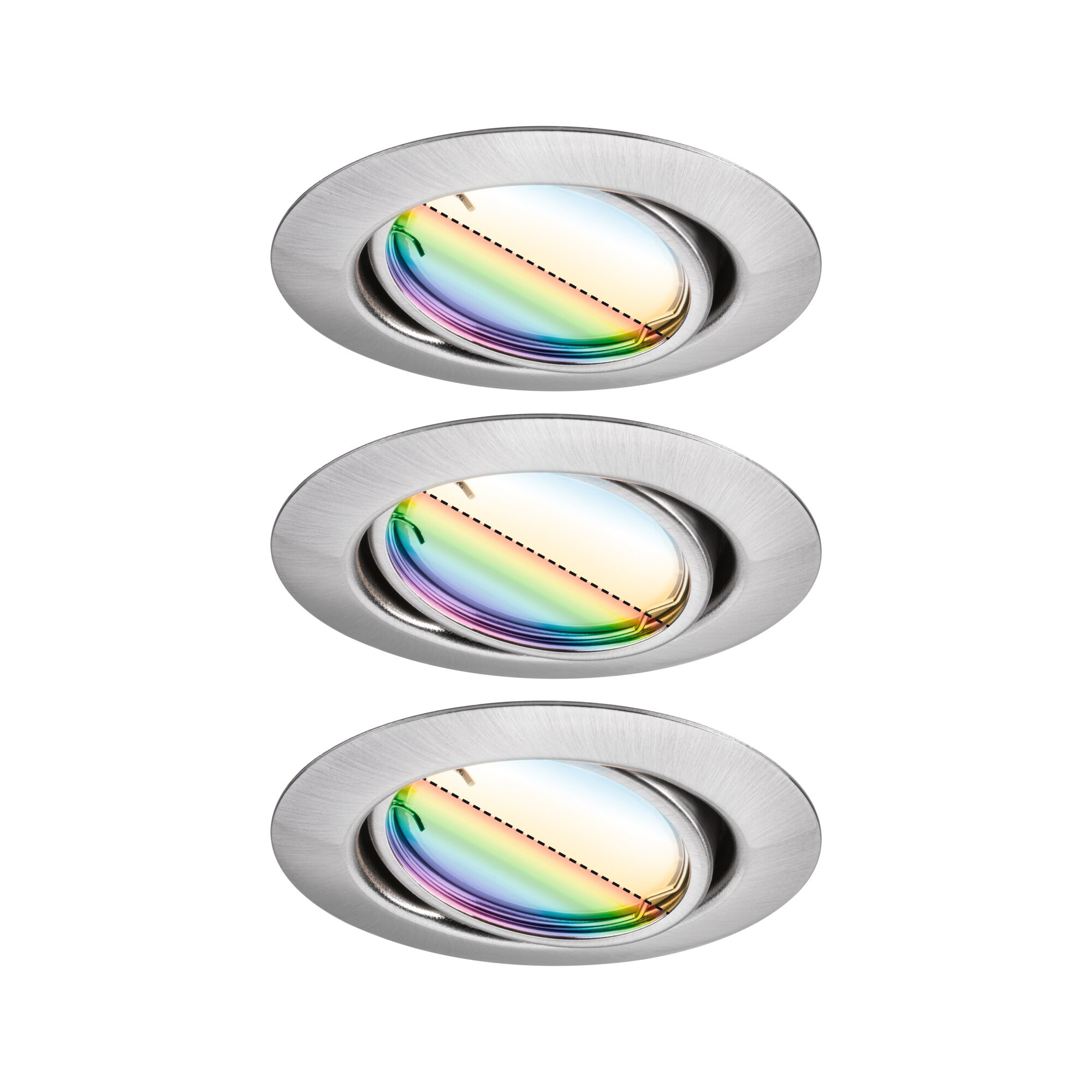 Paulmann PAULMANN LED-Einbaustrahler 14,7W Konverter Base Coin 924.67 3LEDs si 3000-6500K si