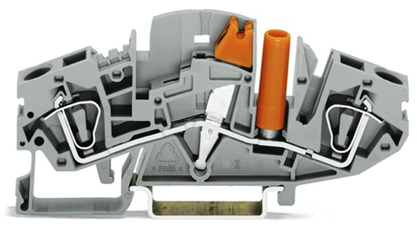 WAGO GmbH &amp; Co. KG Trennklemme 2-L., orange 6qmm 282-811