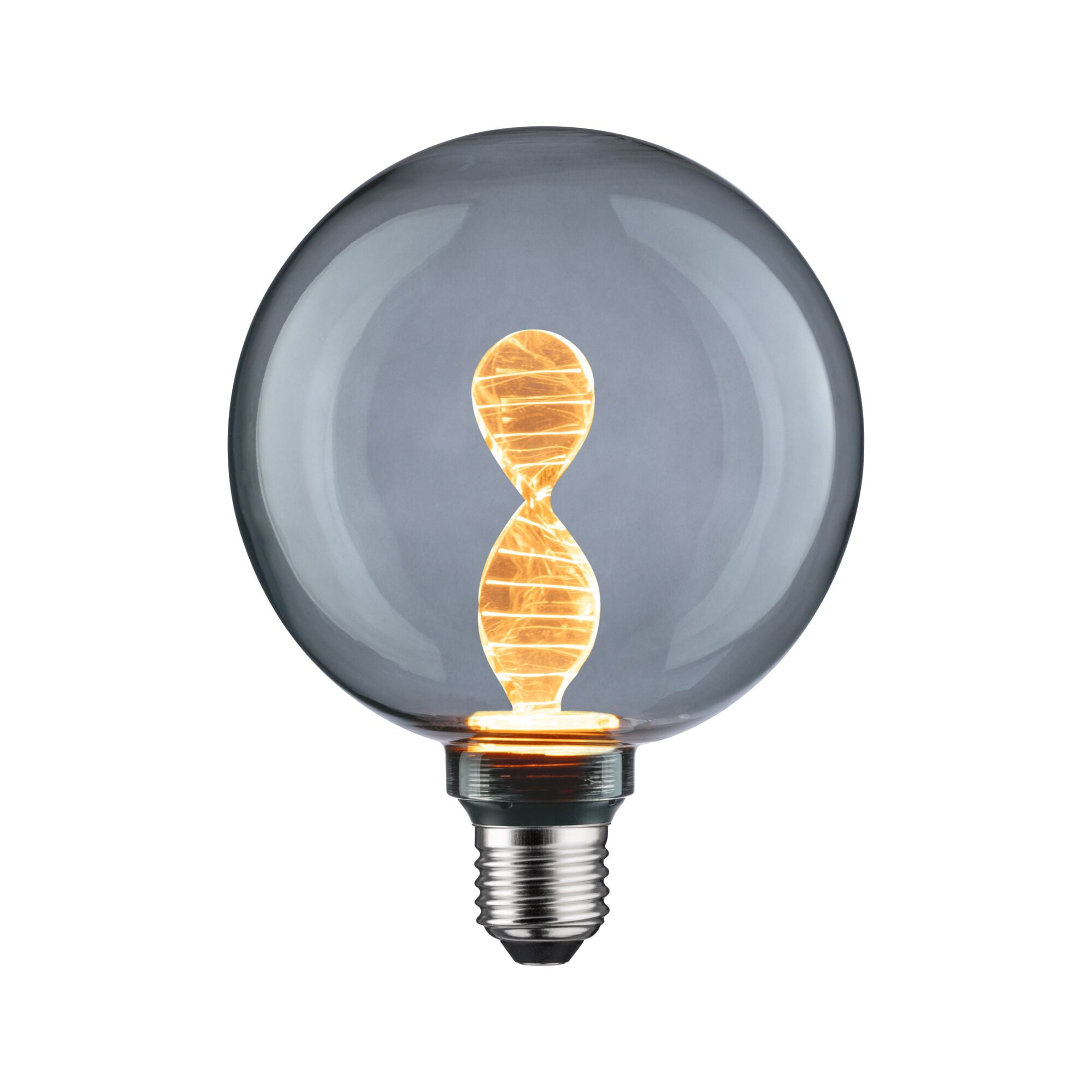 Paulmann PAULMANN LED-Kugellampe E27 G125 3,5W weiß Helix 288.82 1800K 90lm kl 0-360° AC
