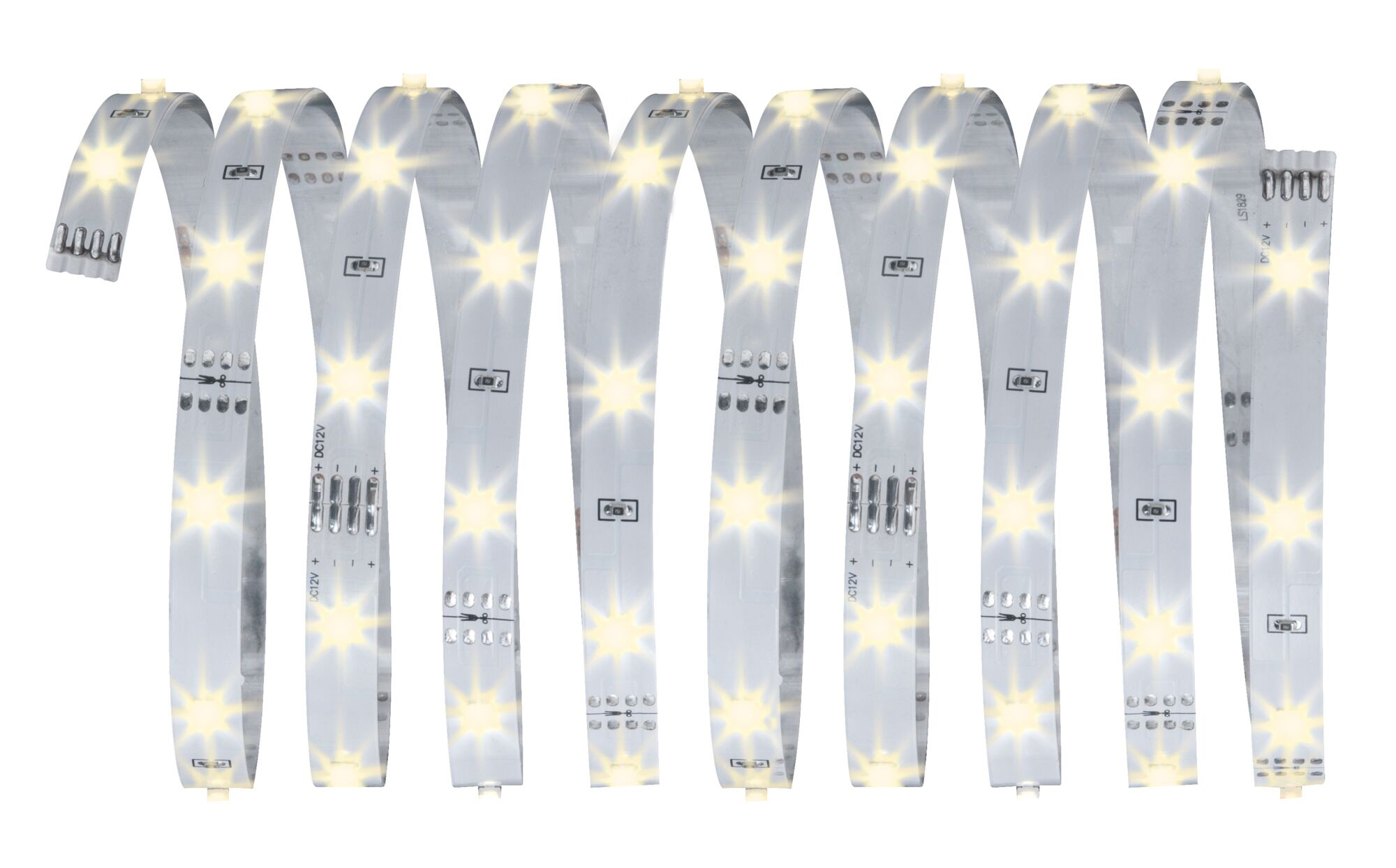 Paulmann PAULMANN LED-Lichtband 2,27W/m weiß 3000K 704.28 30Stk/m IP00 AC 12V Anschlussset