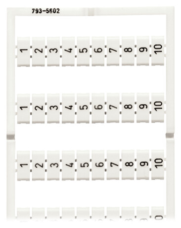 WAGO GmbH &amp; Co. KG WMB-Bezeichnungssystem S:1-10(10X) 793-5602