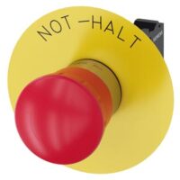 Siemens Dig Industr. Not-Halt-Pilzdrucktaster Not-Halt 3SU1150-1HB20-3PH0