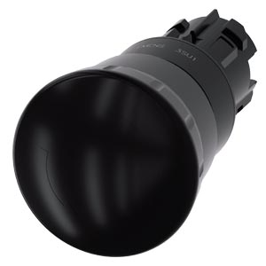 Siemens Siemens Dig Industr. Pilzdrucktaster 22mm, rund, schwarz 3SU1000-1HB10-0AA0