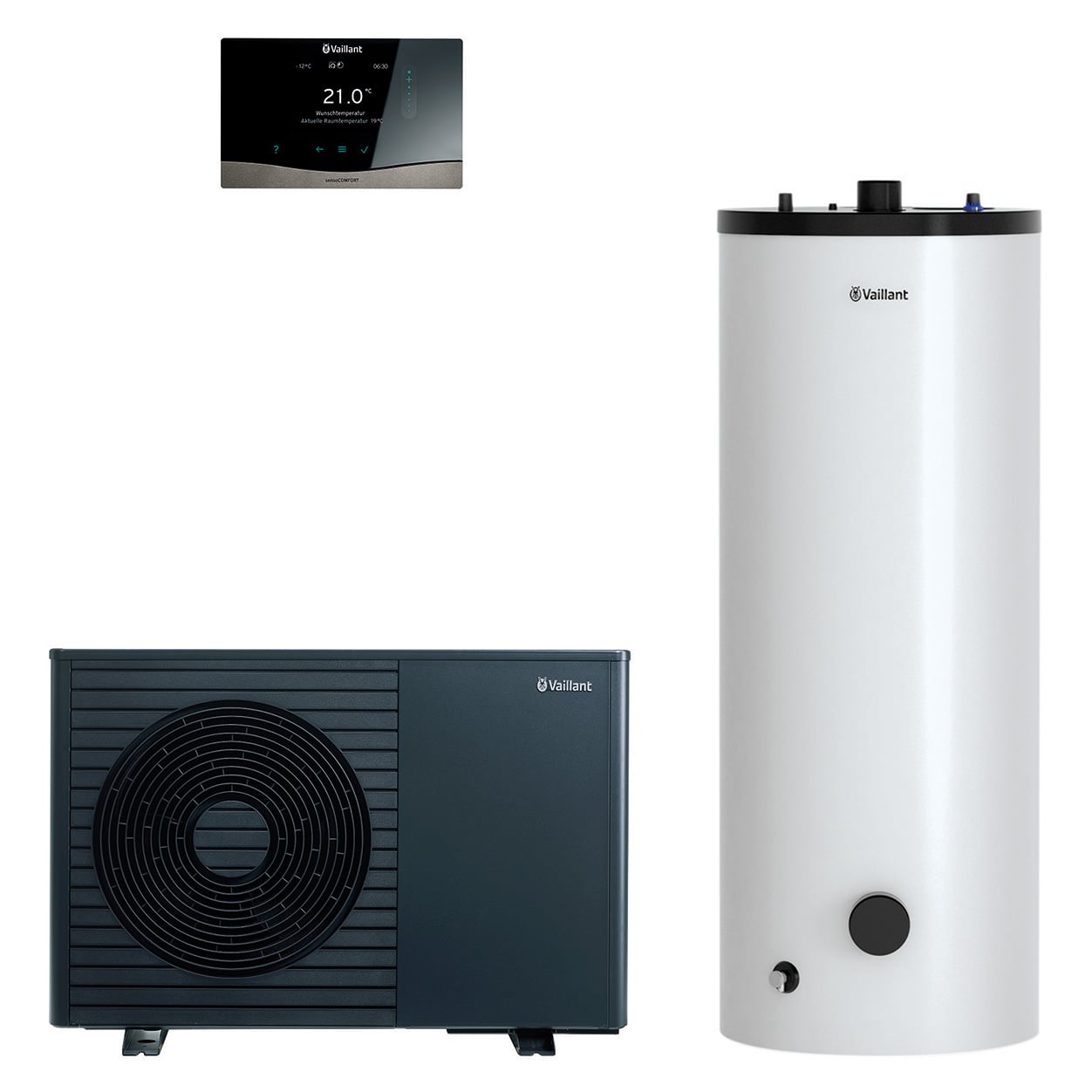 VAILLANT Paket 4.1306 aroTHERM pro /7.1 VWL 55/7.1 A 230V mit VIH RW 250/2 B
