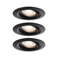 PAULMANN LED-Einbaustrahler 3x4W Konverter schwarz Nova Mini 930.83 3LEDs 2700K weiß 310lm