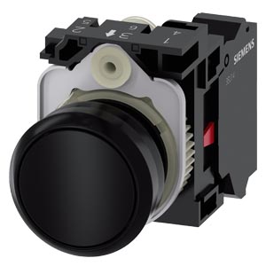 Siemens Siemens Dig Industr. Drucktaster Druckknopf, 1Ö 3SU1100-0AB10-3CA0