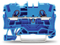 WAGO GmbH & Co. KG Durchgangsklemme 4qmm, blau,2-Leiter 2004-1204