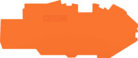 WAGO GmbH & Co. KG Abschluss-/Zwischenplatte 1mm orange 2216-7792