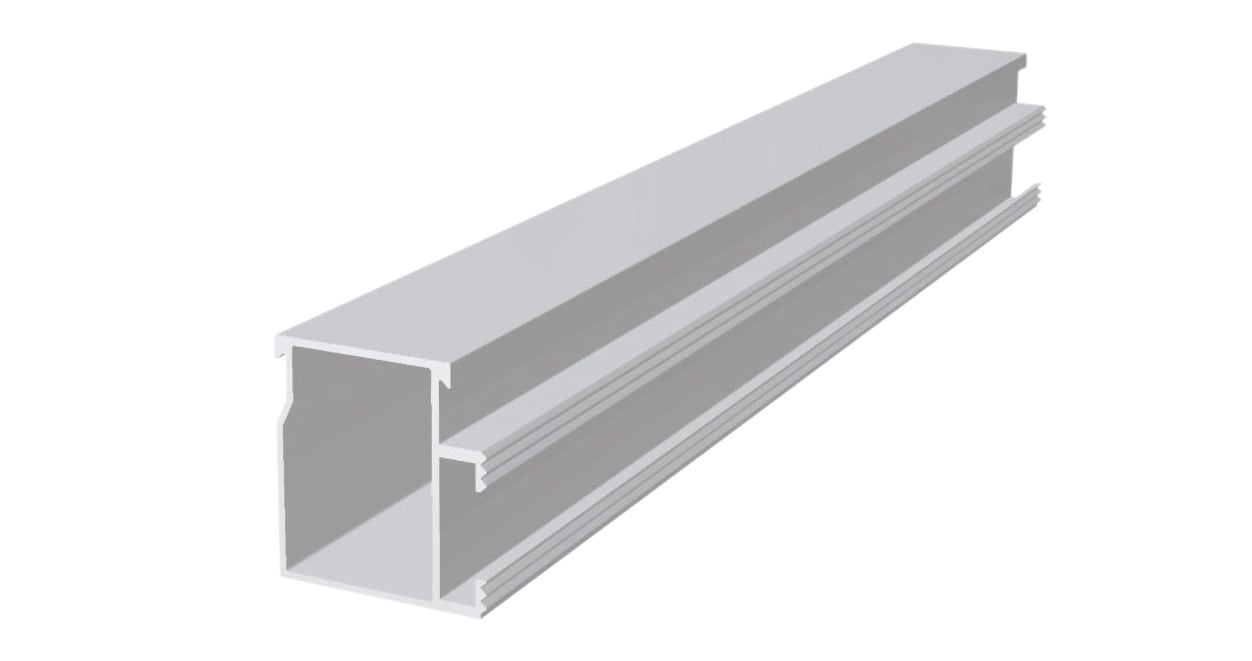 VAILLANT Montageschiene, 60 x 37,1 mm, Länge 2.380 mm, silber (12 Stück)