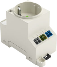 WAGO GmbH & Co. KG Schaltschrank-Steckdose Schutzkontaktm LED-Status 709-581