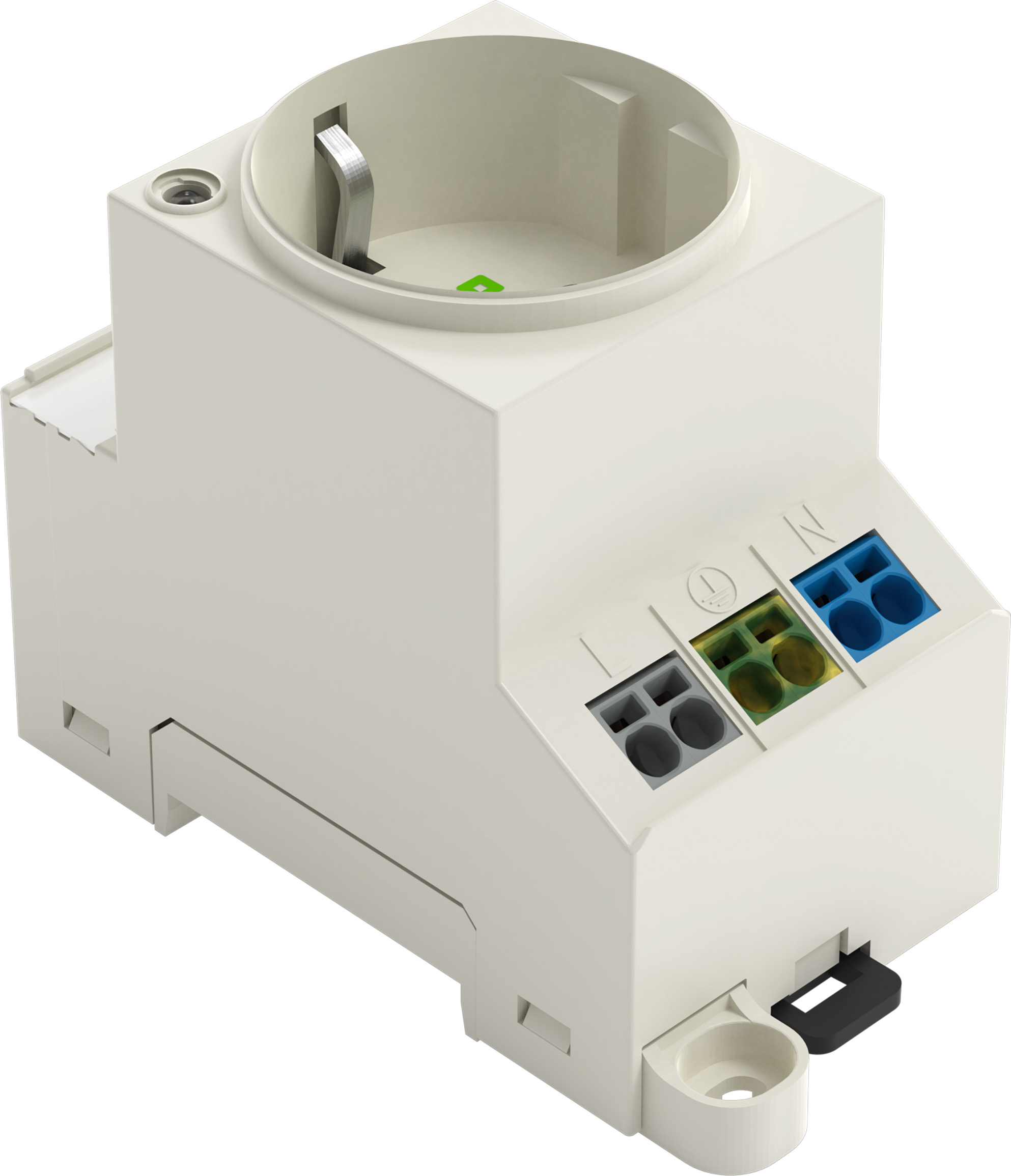 WAGO GmbH &amp; Co. KG Schaltschrank-Steckdose Schutzkontaktm LED-Status 709-581