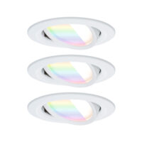 PAULMANN LED-Einbaustrahler 6W Konverter weiß Nova 924.33 3LEDs 2200-6500K RGBW 500lm