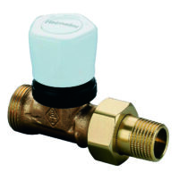 Vorlauf-Regulierventil R1/2 Verschr x G3/4 Außengewinde, m Handregulierka.