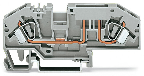 WAGO GmbH &amp; Co. KG Sicherungsklemme 0,2-6qmm, grau 282-696
