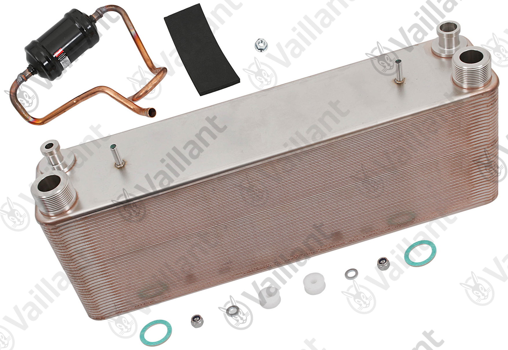 VAILLANT Kondensator (WT), 70 Platten Vaillant-Nr. 0020222900