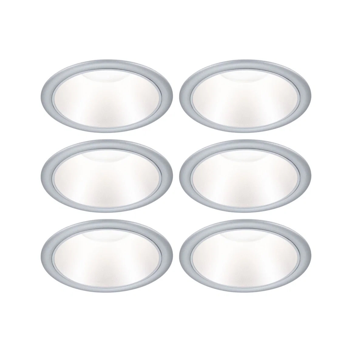 Paulmann PAULMANN LED-Einbaustrahler 6,2W Konverter si Cole Coin 98203 6LEDs 2700K weiß 470lm si