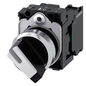 Siemens Siemens Dig Industr. Knebelschalter 22mm, rund, 1S 3SU1150-2BF60-1BA0