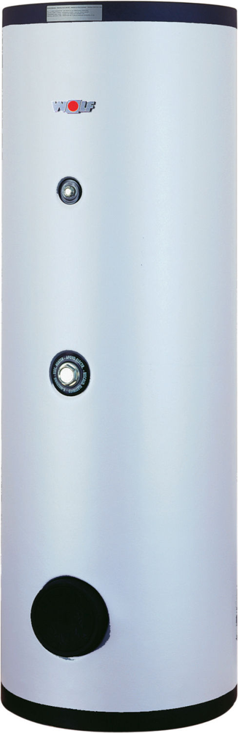 Warmwasserspeicher SE-2-300 silber, mit Doppelschicht-Emaillierung