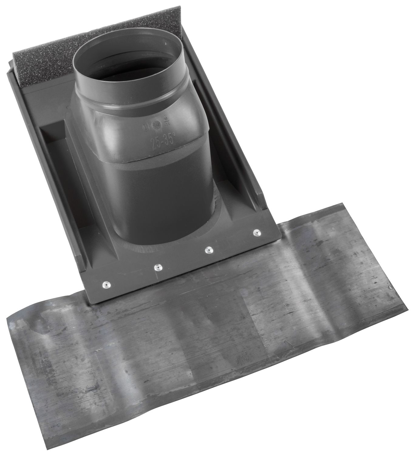 Universalpfanne Schrägdach 25-45Gr schwarz