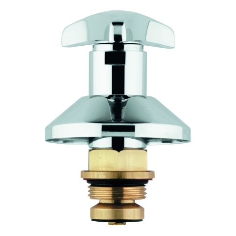 Oberteil 11507 für UP-Ventile Trecorn Griff Markierung blau 1" chrom