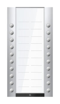 TCS Montageelement-Tür 20-fach Aufputz si Aluminium AEA530220-0010 280x138x26mm
