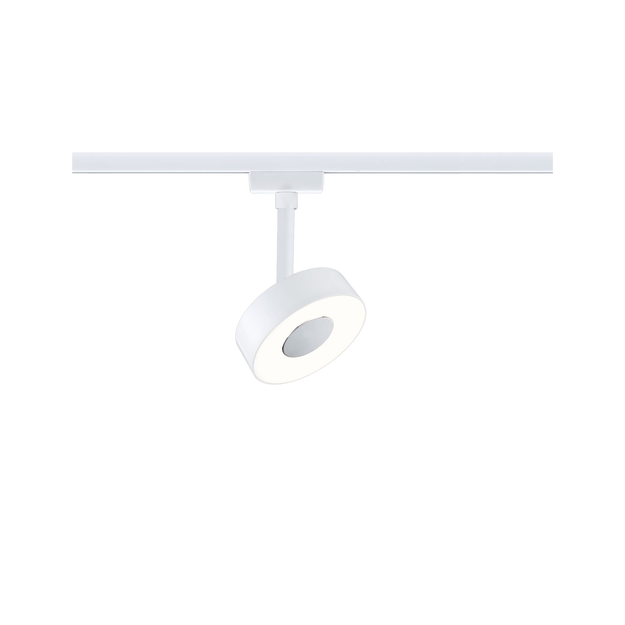 Paulmann PAULMANN LED-Schienenstrahler 5W Konverter weiß 957.03 1LED 3000K weiß 210lm weiß matt Aluminium