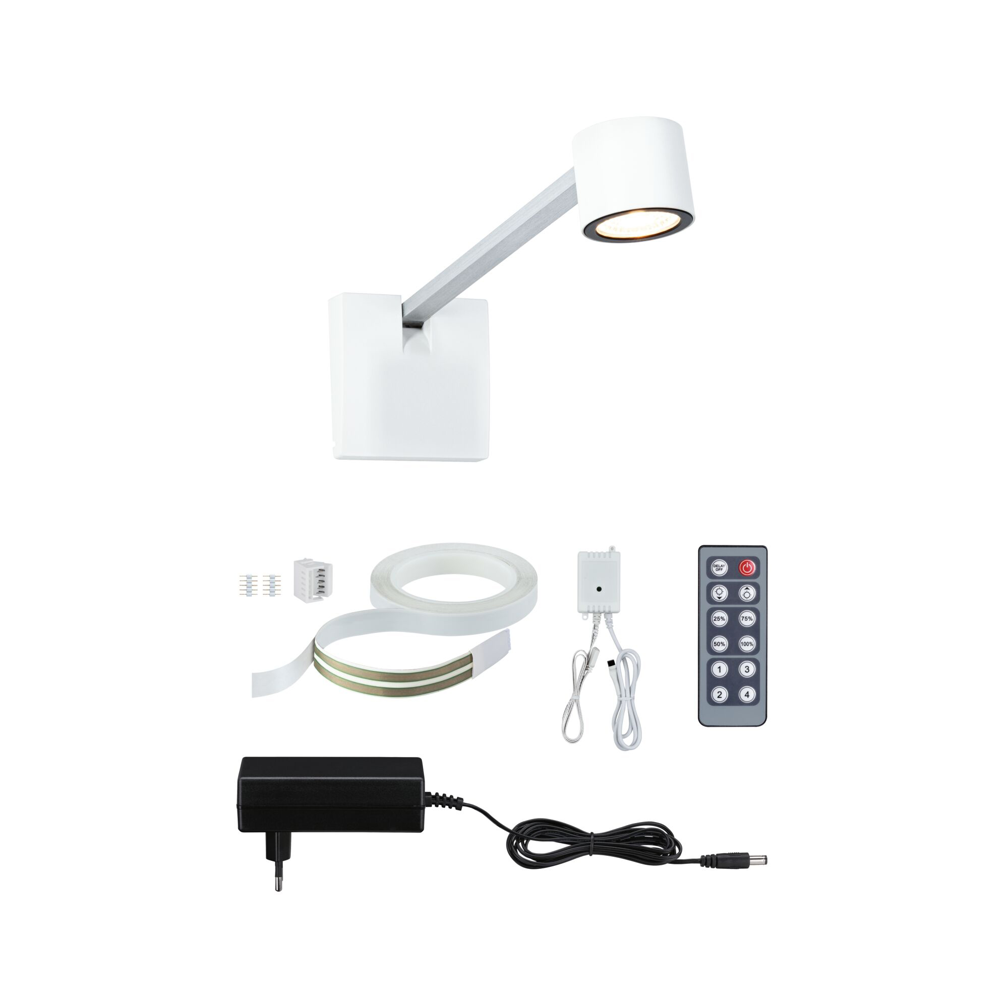 Paulmann PAULMANN LED-Bilderleuchte 9W 2700K alu Adelia 955.76 370lm Konverter